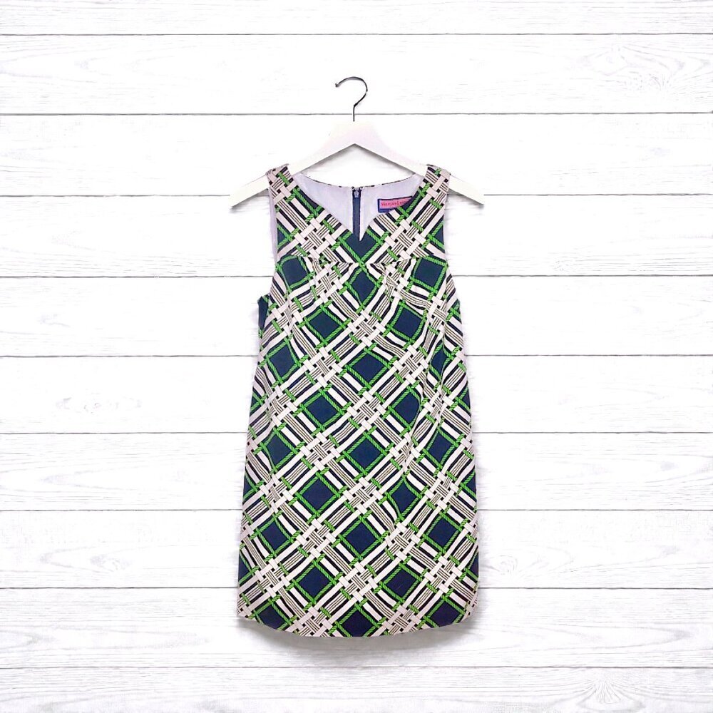 Vineyard Vines r Tiller Rope print cotton sleeveless dress, size 2